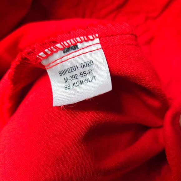 Big Bud Press Mustang Red Coveralls Short Sleeve Jumpsuit Women Size XL Sold Out - Picture 13 of 16